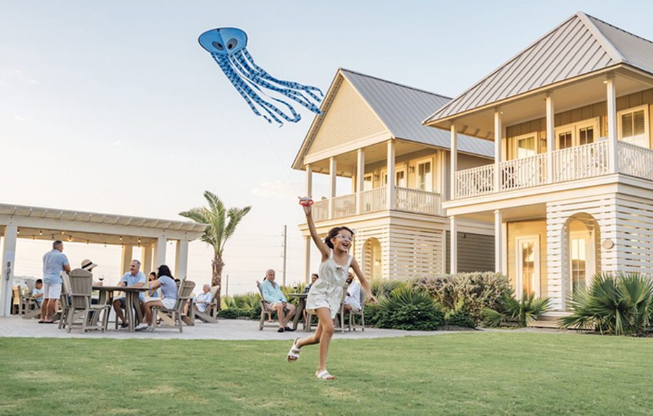 Child Flying at Kite at Palmilla Beach